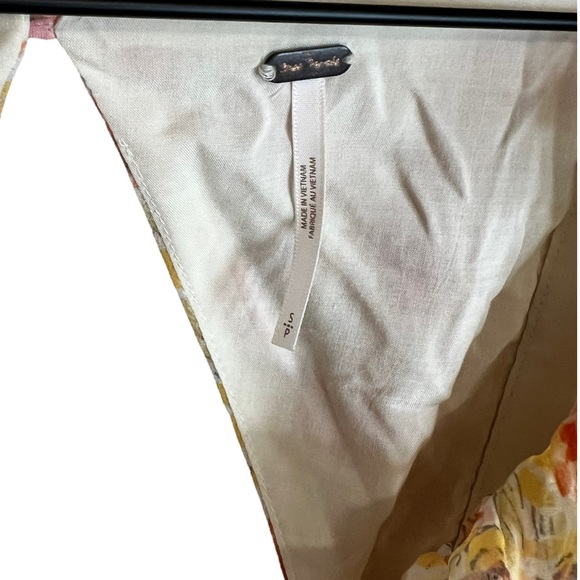 Free People Mabel Printed Blouse Top - Picture 7 of 7